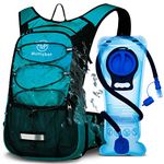 Mothybot Insulated Hydration Backpack Pack with 2L BPA Free Waterproof Bladder Hiking Backpack with Storage for Kids, Men/Women- Keep Liquid Cool up to 5 Hours - for Running,Cycling,Camping,Outdoors