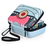 Infinity Guard Carrying Case Compatible with PM TCG Trading Cards, Cards Case Holds 400+ Cards, Hard-Shell Storage Box fits Magic MTG Cards and PTCG, Card Holder Box for Boys Girls (PKMC008)