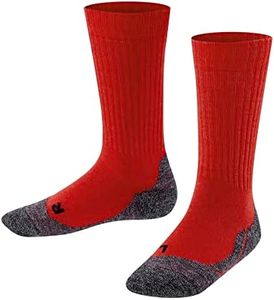 FALKE Kids Active Warm Wool Socks, Fire, 7-9.5