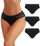 Avidlove Underwear Women Pack Sexy Lace Panties Stretch Cotton Briefs