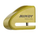 Linist Mindy Heavy Duty Anti-Theft Bike Disc Lock - Zinc Alloy Wheel Disc Lock for Motorcycle/Bicycle - Mini Lock with Key, Waterproof Anti-Drilling, Anti-Sawing, Anti-Prying Security Lock