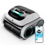 WYBOT (2026 New) C1 Pool Vacuum for Inground Pools, 4-in-1 Cordless Robotic Pool Cleaner - Grey with White
