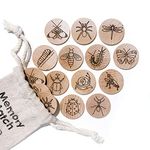 Insect Bug Memory Matching Game - Tree Fort Toys - Wood Montessori Learning Toy