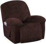 Smarcute Velvet Plush Recliner Cove