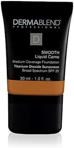 Dermablend Professional Smooth Liquid Camo - 24 Hour Hydrating Foundation with Broad Spectrum SPF 25 - Buildable Medium Coverage For Dry Skin - Dermatologist-Created - 65N Cafe - 30ml