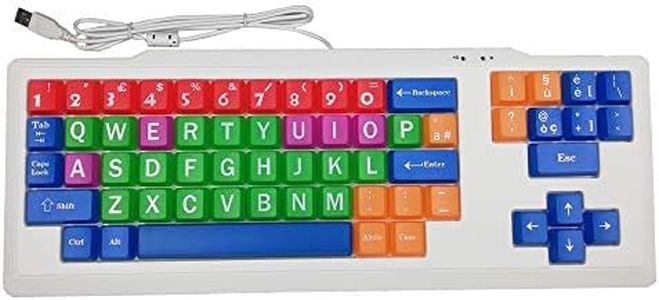 Tastiera Nuova Colorata per Migliorare l'apprendimento dei Bambini - Layout Italiano - Educational Keyboard Kids