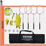VEVOR Volleyball and Badminton Set,
