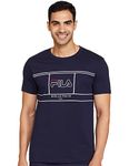 Fila Men's Straight T-Shirt (12012081_Pea S)