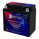 YB9A-A - 12V 9AH 130 CCA - SLA Power Sport Battery - Mighty Max Battery Brand Product, 3838040
