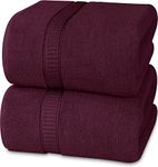 Utopia Towels Jumbo Bath Towel, Highly Absorbent & Quick Drying 600 GSM 100% Ring Spun Cotton, Extra Large, Super Soft, Hotel Quality, 35 x 70 Inch, 2 Pack