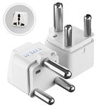 Ceptics India to South Africa, Botswana, Namibia & More (Type M) Travel Adapter Plug - CE Certified - RoHS Compliant - 2 Pack (GP-10L-2PK)