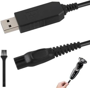 15V USB Chargeur Tondeuse/Rasoir pour Philips Norelco HQ8505 Séries 3000 5000 7000 9000, One Blade Pro QP6520 QP6510 QP6620 - Alimentation Adaptateur Cordon 1,1m