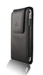 monsoon [Alpha] Genuine Leather Case Holster with Belt Clip for iPhone 16 Plus/iPhone 16 Pro MAX/iPhone 15 Plus/iPhone 15 Pro MAX / 14 Pro MAX / 13 Pro MAX - fits 6.9" 6.7" iPhone with Slim Case