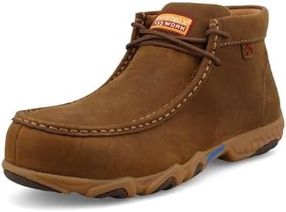 Twisted X Women's Work Chukka Driving Moc, Pecan, 7 Wide