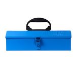 KHADIJA Metal Single Compartment Big Storage Professional Tool Box (Blue)