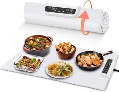 Lux Food Warming Tray for Buffet – 24.2 x 15.75 x 0.84 Inches Large Electric Warmer With Anti-Heat Mat – Even Heat Distribution for Catering, Home, Parties