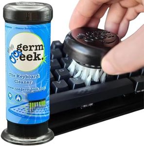 Germ Geek Keyboard & Electronics Cleaning Kit | Patented Precision Brush | Multi-Purpose Tool for Laptop Phone & AirPods | USA-Made, Eco-Friendly & Safe Computer Cleaner