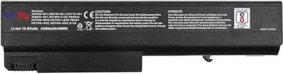 Wefly PB994 PB994a Laptop Battery Compatible for HP Compaq NX6120 NC6120 NX6110 NC6400 NC6120 NX6320 HSTNN-DB28 HSTNN-FB05 Black Laptop Battery