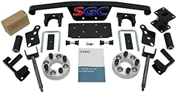 Hardcore Parts SGC 4" Spindle Extension Lift Kit for Club Car DS (1993-2010) Golf Cart