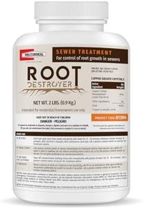 RectorSeal Root Destroyer 81394 Sewer Treatment, Easy Application, Fast Acting, 2 lb