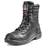 Kodiak Men's Blue Plus Aluminum Toe 8-Inch Work Boot, Black, 12 EE US