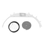 WE49X20697 Dryer Bearing Repair Kit for GE Dryers - Includes WE3M26 Top Front Bearing, WE9M30 Front Drum Felt, WE12M29 Drive Belt, WE1M1067 Bearing Slides, WE1M504 Glide Slides