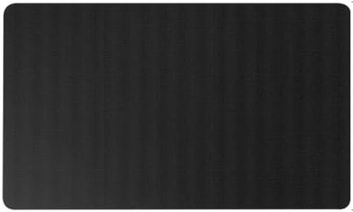 CANDANA Under Grill Mats, BBQ Grill Mat 60x40 Inch for Deck, Patio, Outdoor Smokers, Gas Grills, Fire Pit, Grill Mat Fireproof Heat Resistant BBQ Gas Grill Mat Absorbing Oil Pads Waterproof, Black