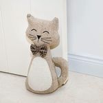 Marwood Cute Door Stopper Decorative Door Stops for Home and Office, Cat Weighted Interior Doorstop Fabric Stuffed Animal Door Stopper Floor Decorative