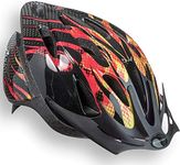 Schwinn Thrasher Boys and Girls Bike Helmet, Kids Age 5-8 Year Old, Dial Fit Adjustment, Lightweight, Fit 47-53 cm, Child Flames