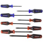 Crescent 8 Pc. Phillips/Slotted Co-Molded Diamond Tip Screwdriver Set - CGPS8PCSET