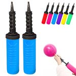 (2 Pack) Balloon Pump Hand Manual Inflator, Balloon Manual Pump Blower Pump suitable for Party Decoration Balloons Balloon Arch Kit Balloon Garland Foil & Confetti Balloon