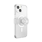 POPSOCKETS iPhone 14 Case with Phone Grip and Slide Compatible with MagSafe, Phone Case for iPhone 14, Wireless Charging Compatible - Clear