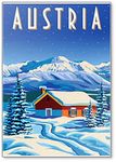 Travel Poster Of Austria - Fridge Magnet