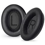 Genuine Leather Ear-Pads Ear-Cushions for Bose QuietComfort QC 35 35-ii 25 15 2, Lambskin Replacement Cover for QC35 QC35-ii QC25 QC15 QC2 SoundLink SoundTrue Around-Ear II AE2 Headphones