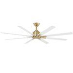 MINKA-AIRE 64" Xtreme Fan in Satin Brass/Flat White