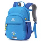 SKYSPER Toddler Backpack for Boys Girls Kids Travel Backpack Preschool Kindergarten Travel Daypack(Blue)