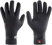 Osprey Wetsuit Glove | Adult 5mm Neoprene Thermal, Anti-Slip and Adjustable Waist Strap for Snorkelling, Scuba Diving, Multiple Sizes, Black