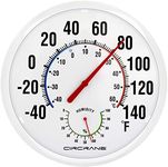 Circrane 13.25 Inch Round Thermomet