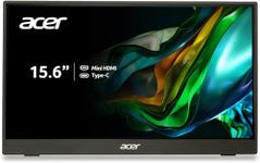 Acer PM161Q Bbmiuux 15.6" Full HD (1920 x 1080) Widescreen Portable IPS Display | AMD FreeSync Technology | 4ms (G to G) | 2 Speakers | USB Type-C Cable and Mini HDMI Cable