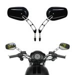 TCMT Motorcycle Rear View Mirrors Fits For Harley Sportster XL1200 883 Softail Deluxe VRSCAW V-ROD Fat Bob Street Bob Dyna Touring Road King Road Glide Street Glide Electra Glide