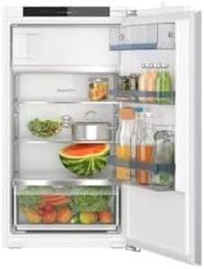 Bosch KIL32VFE0 Einbau-Kühlschrank Serie 4, integrierbarer Kühlautomat mit Gefrierfach 102x56 cm, 132L Kühlen, 15L Gefrieren, MultiBox XXL, LED-Beleuchtung, EcoAirflow, SuperCooling