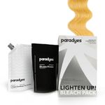 Paradyes Lighten Up! Bleach Pack 30 Vol. enriched with Flax Oil, Almond Oil and Olive Oil to lighten dark hair, suitable for All Hair Types