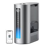 Dreo Smart Humidifier for Bedroom, 6L Top Fill Warm & Cool Mist Humidifiers for Large Home, 60Hr Quiet Runtime for Baby, Plant, Humidity Sensor, Indicator Light, 12H Timer, Google/Alexa, HM713S