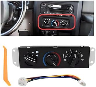 AUTO OCCASION AC Heater Climate Air Conditioning Control Panel Switch Unit Compatible with 2005 2006 TJ LJ Jeep Wrangler Rubicon Unlimited Rubicon Sport Unlimited X S 55056558AA 55056558AB SM2141