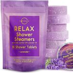 18 Pcs Shower Steamers Aromatherapy - Shower Bombs Aromatherapy - Lavender Shower Steamer - Shower Steamers for Women - Shower Steamers - Shower Essentials for Men - Spa Day Essentials Shower Tablets