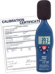 REED Instruments R8050 Sound Level Meter, Type 2, 30-100 and 60-130dB, +/-1.4 dB Accuracy with NIST Calibration Certificate