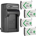 Kastar 4-Pack NP-BX1 Battery and AC Wall Charger Replacement for Sony ZV-1 Vlogging Camera, ZV-1F Vlogging Camera, Sony ZV-1 II Digital Camera, Hasselblad Stellar Special Edition Digital Camera