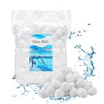 Forever Speed 1400 g Filter Balls for Sand Filter Systems, Suitable for Pool Filter, Swimming Pool and Aquarium Filter System, Pool Cleaning Accessories, White Filter Balls