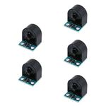 JESSINIE 5Pcs ZMCT103C 5A AC Current Sensor Module Single Phase Micro Current Transformer Module 5A Range AC Active Precision Output 3000V for Arduino