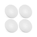 Obeaming 4 Pack RV Interior Ceiling Dome Light 4.5 Inch, Press Dimmer Switch & Blue Nightlight,12V Dimmable Puck Light for Motorhome Trailer Fifth Wheel Truck Coach Enclosed Trailer(3000K)